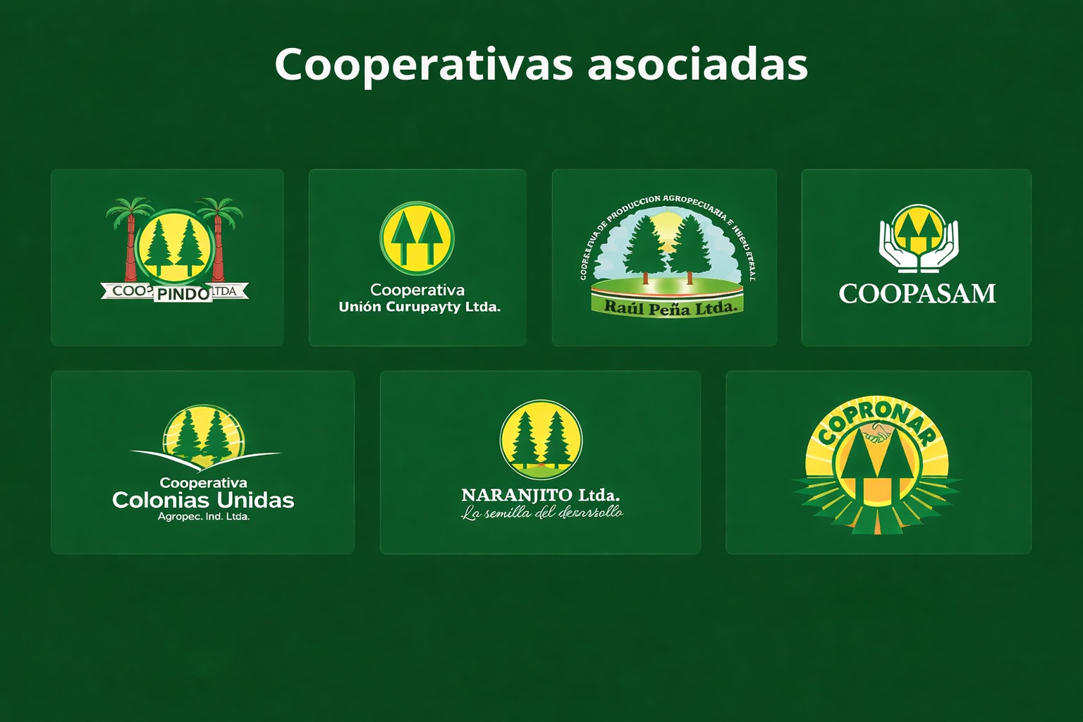 Cooperativas asociadas a UNEXPA