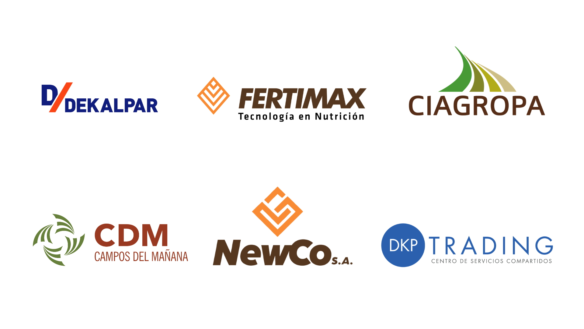 Grupo Dekalpar - Empresas del grupo agrícola